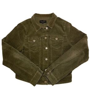LOVE TREE✨ Hunter green Corduroy jacket🦖 SUPER CUTE